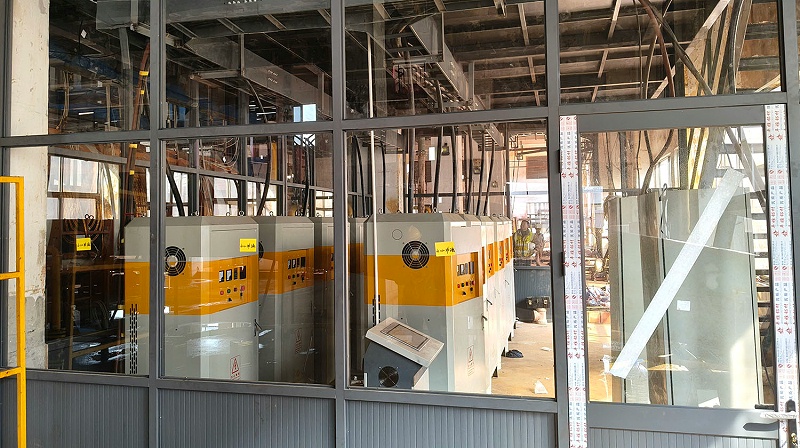 喆能6500KW電磁回轉(zhuǎn)窯現(xiàn)場(chǎng)照片